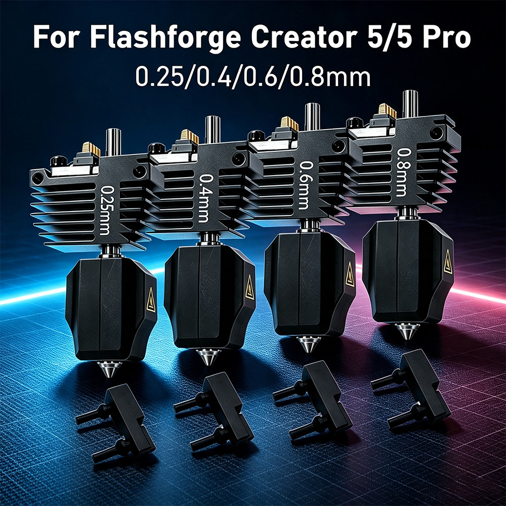 Print Head Cleaning Kit - Flashforge C5 Pro Ekstruder için 4