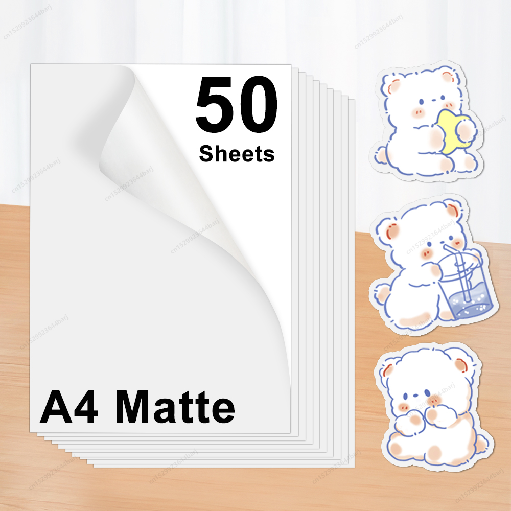 Commercial Vinyl Printing - 20/50 Yaprak Mat Yazdırılabilir vinil yapışkan