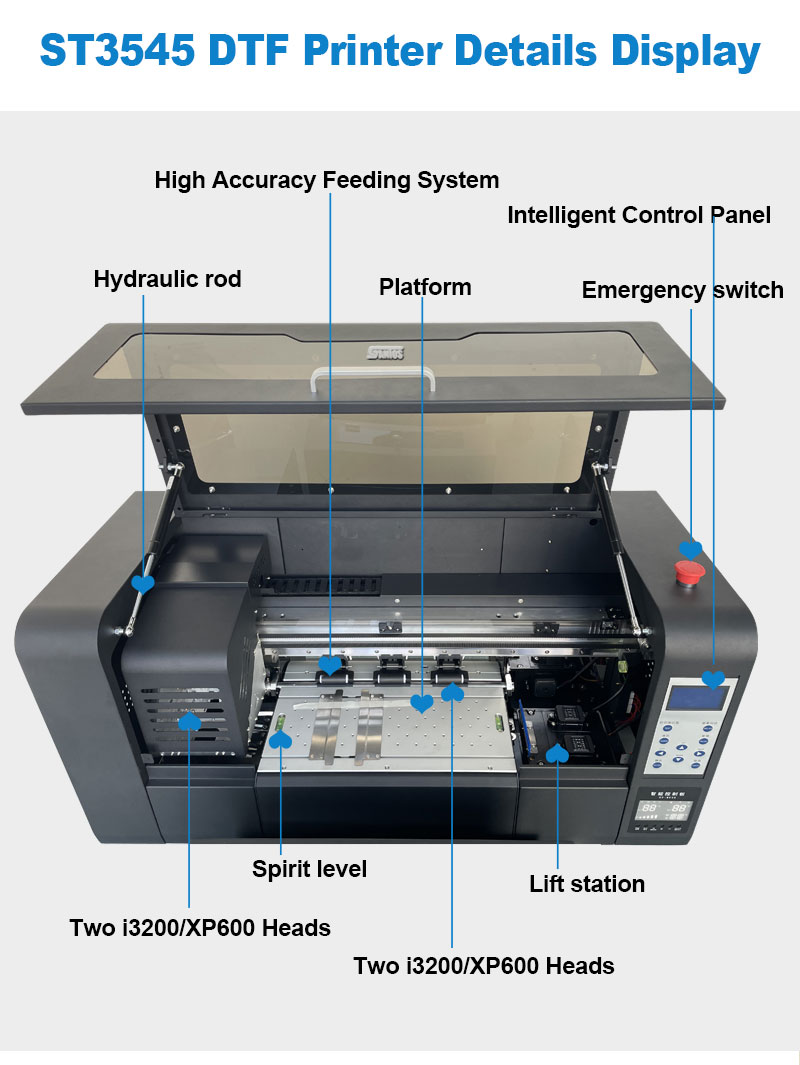 30CM A3 DTF Yazıcı Xp600/I3200 - Commercial Printing Machine For Shirts incelemesi ve fiyatı