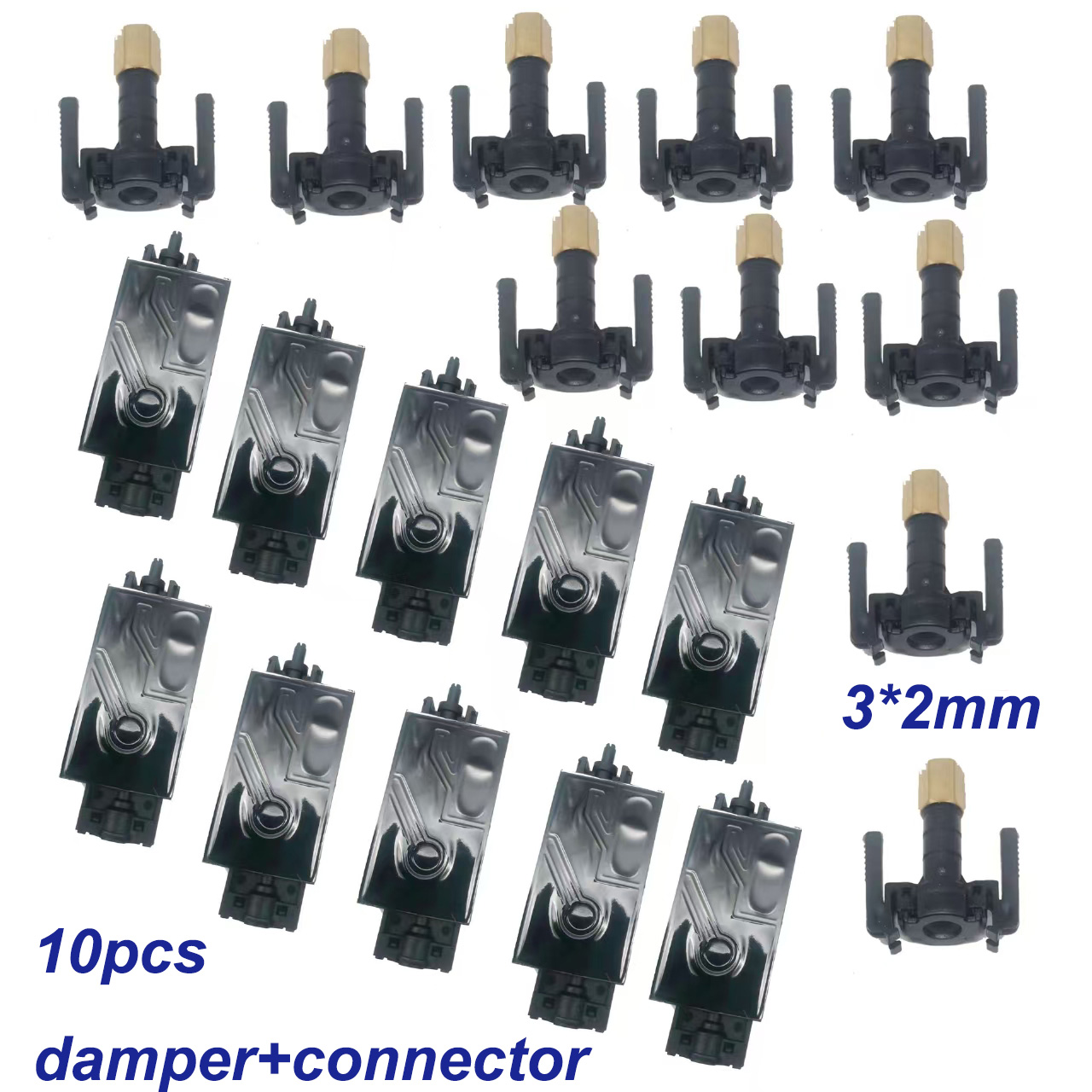 10 adet DX5 UV mürekkep damper - Eco Solvent Ink Cartridge incelemesi ve fiyatı